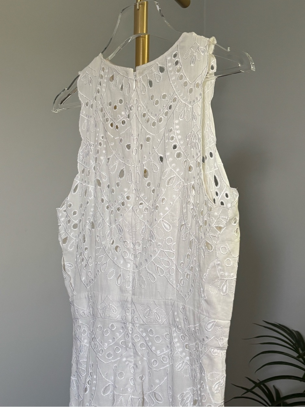Michael Kors White Eyelet Cotton Dress NWT - Picture 10 of 16